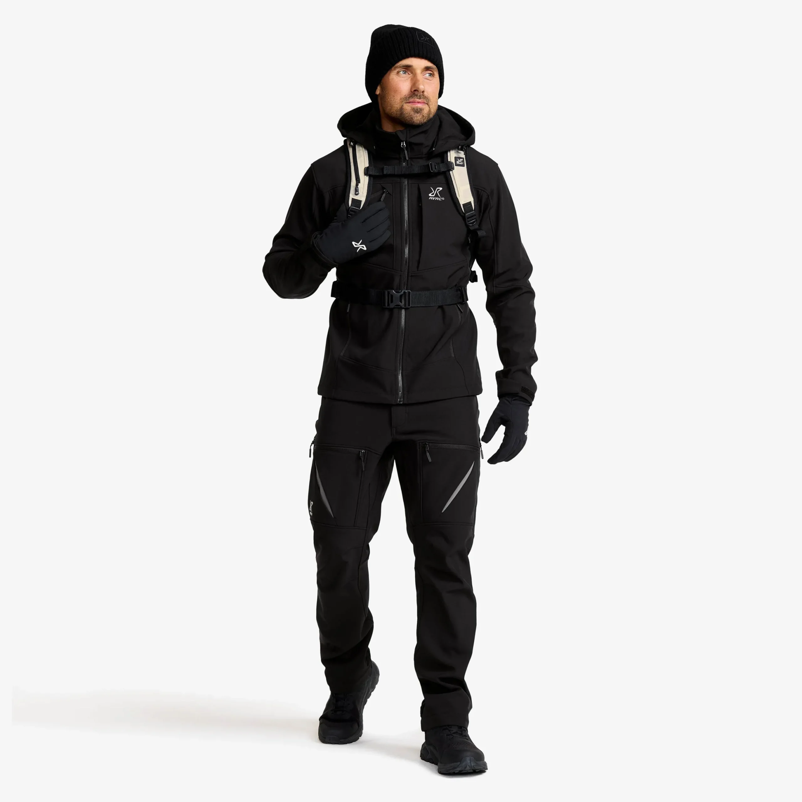 Hiball Softshell Pants Herren Black