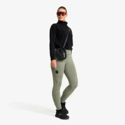 Hiker Cropped Half-zip Fleece Damen Black