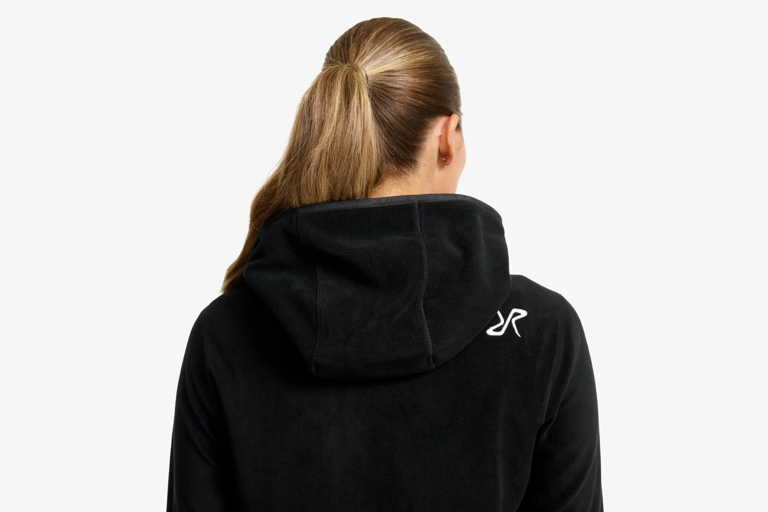 Hiker Fleece Hoodie Damen Black