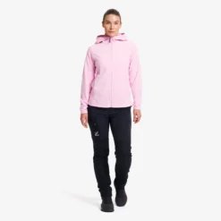 Hiker Fleece Hoodie Damen Bright Pink