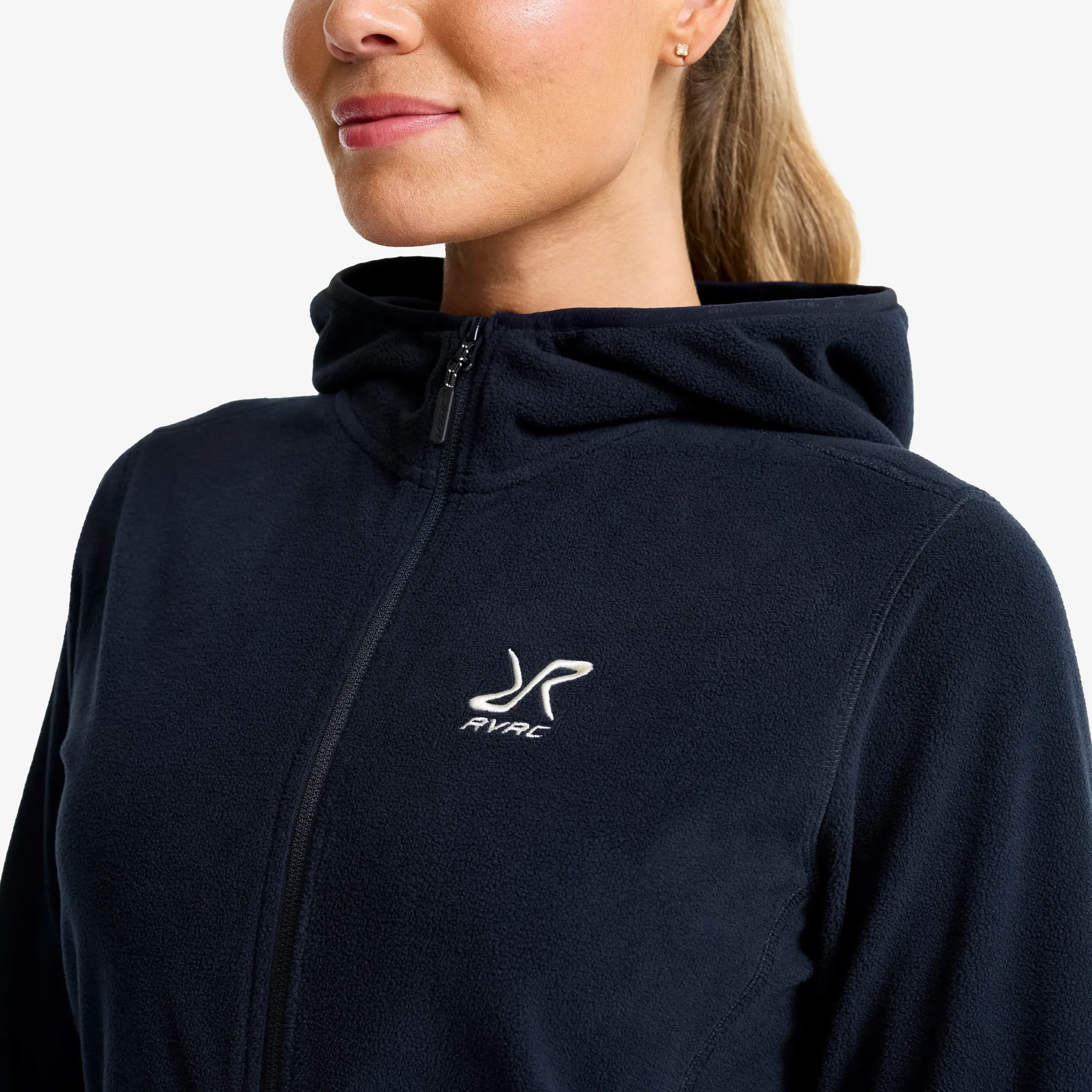 Hiker Fleece Hoodie Damen Deep Navy