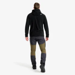 Hiker Fleece Hoodie Herren Black