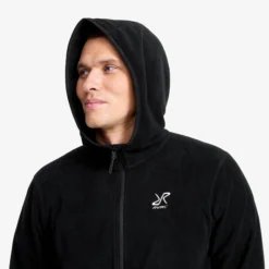 Hiker Fleece Hoodie Herren Black