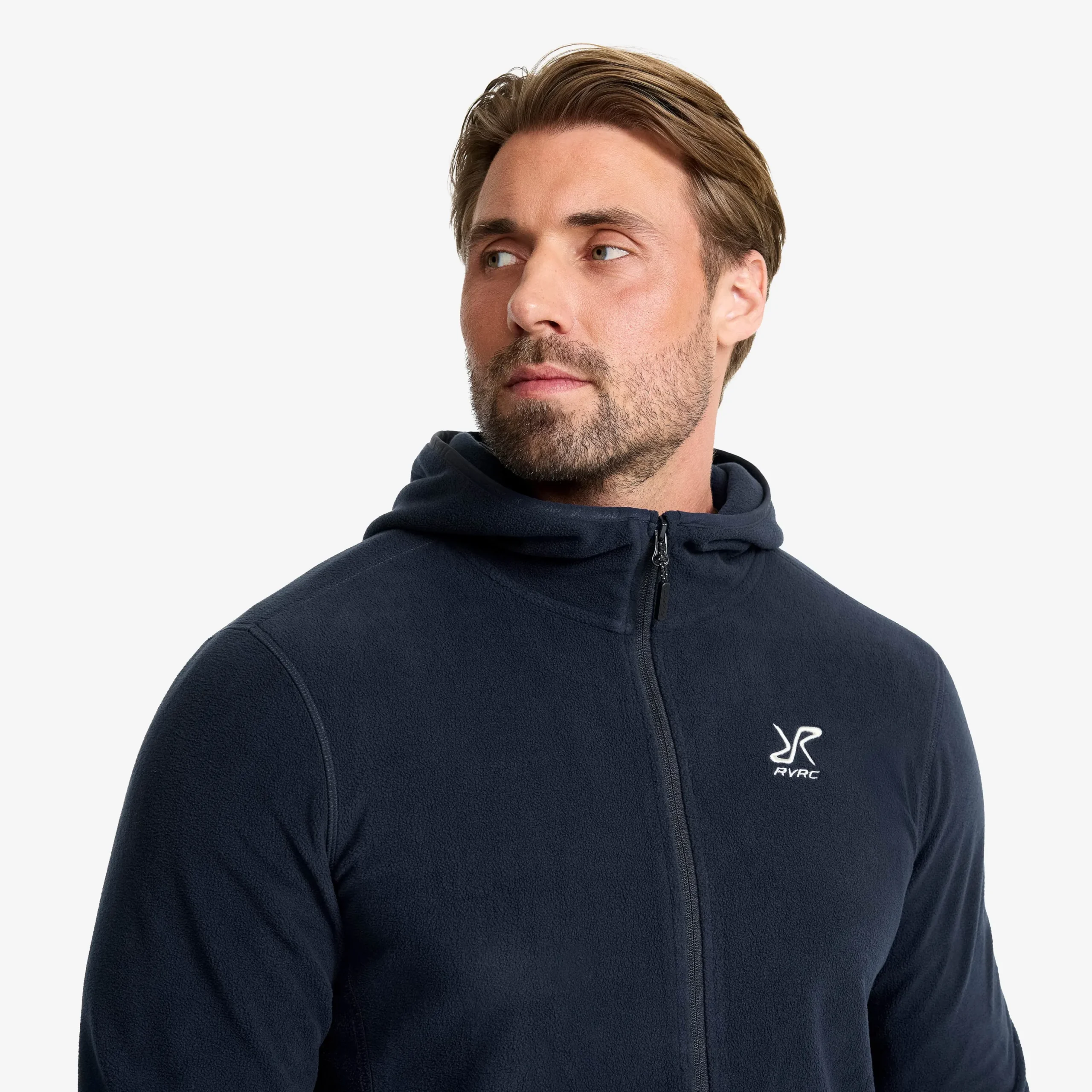 Hiker Fleece Hoodie Herren Deep Navy