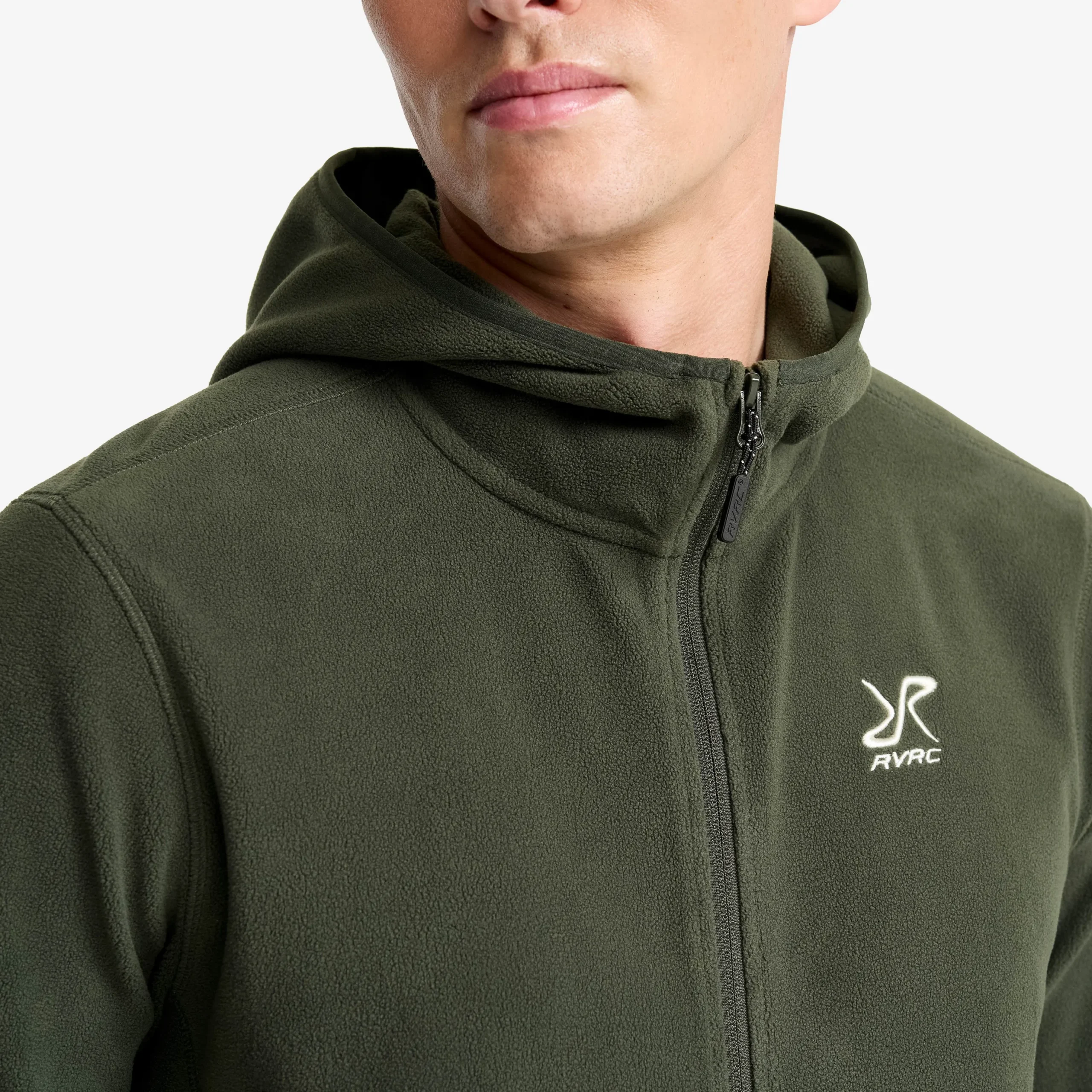 Hiker Fleece Hoodie Herren Kambaba Green