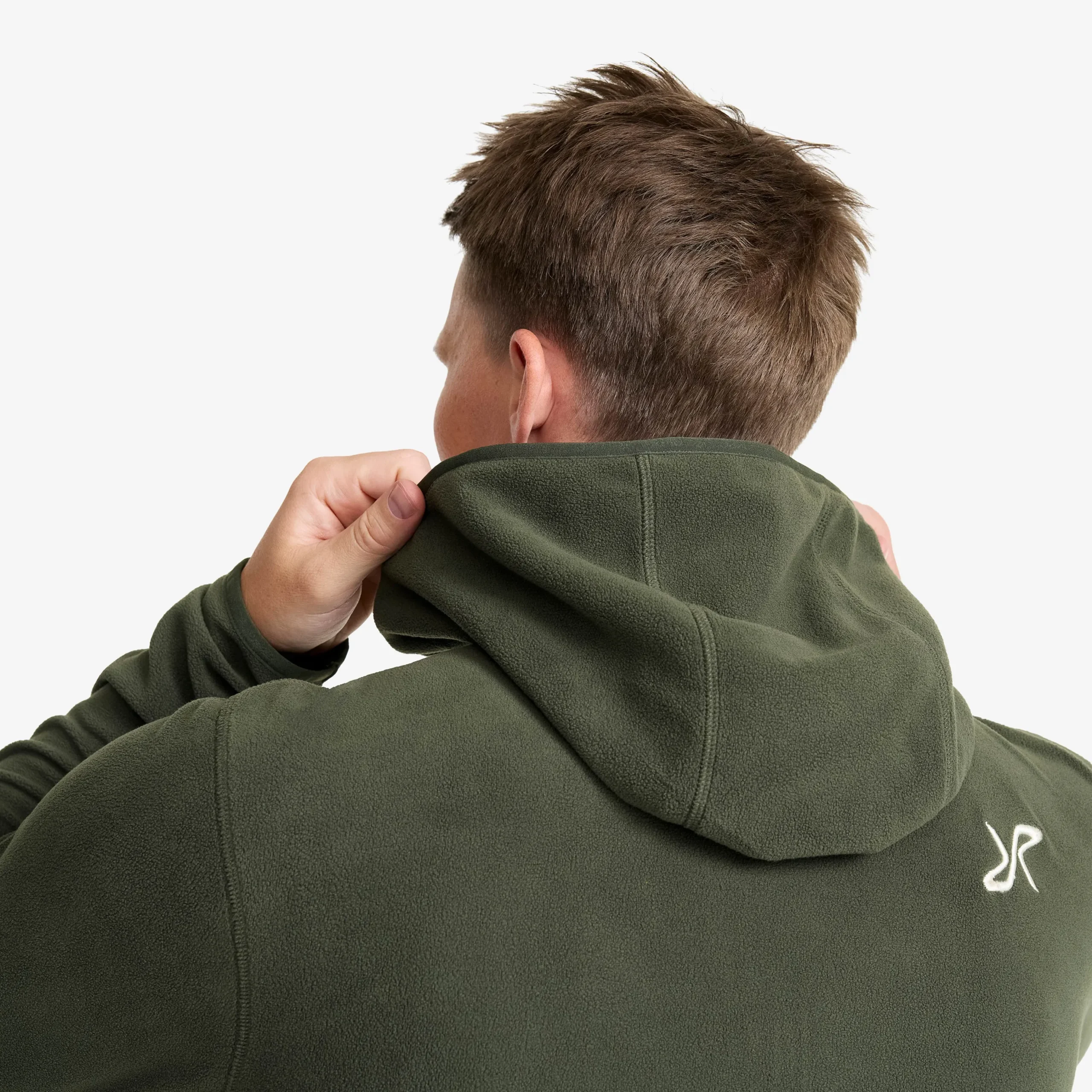 Hiker Fleece Hoodie Herren Kambaba Green