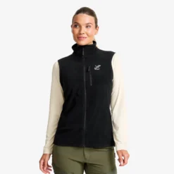 Hiker Fleece Vest Damen Black