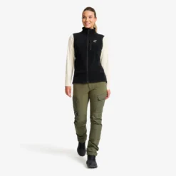 Hiker Fleece Vest Damen Black