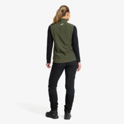 Hiker Fleece Vest Damen Kambaba Green