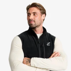 Hiker Fleece Vest Herren Black