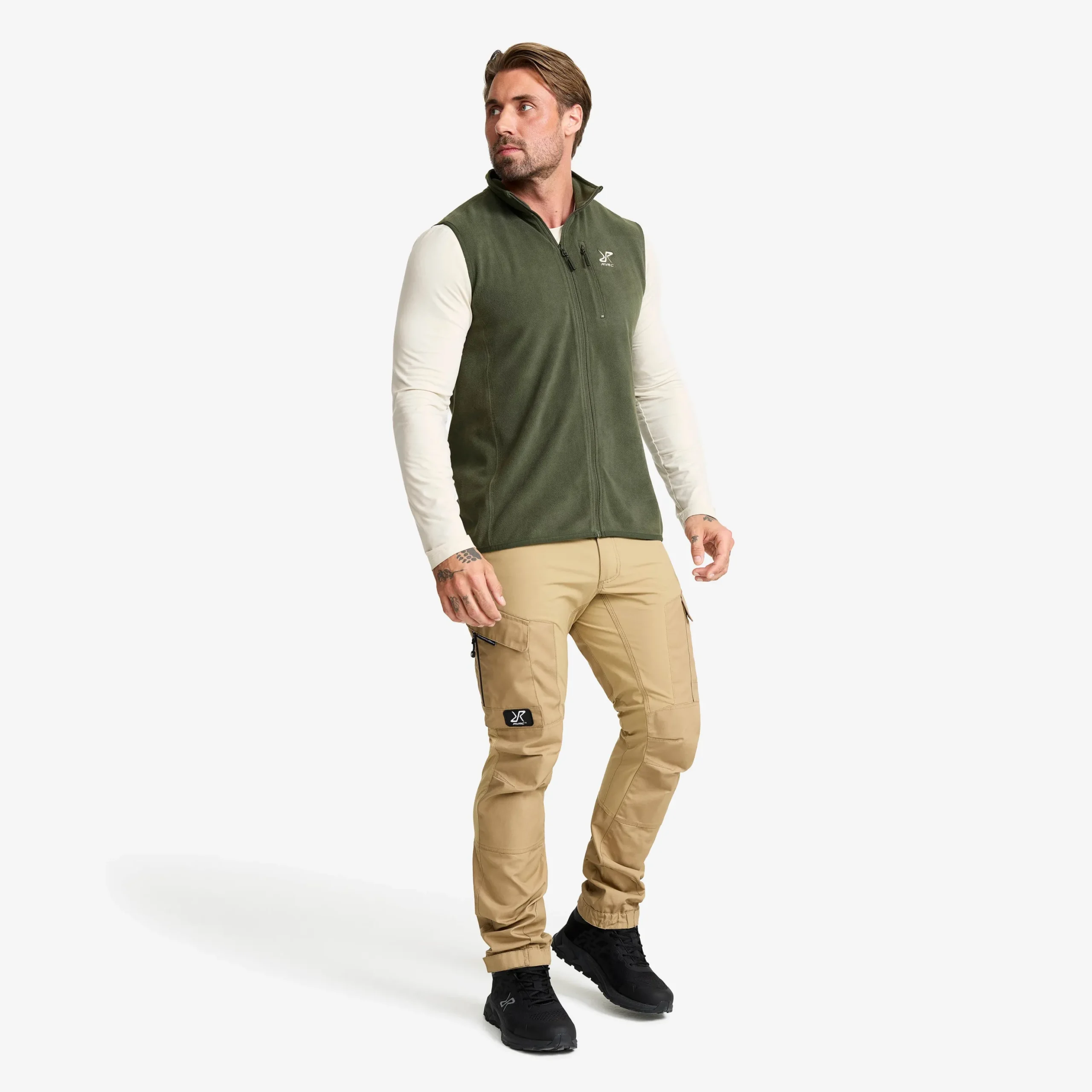 Hiker Fleece Vest Herren Kambaba Green