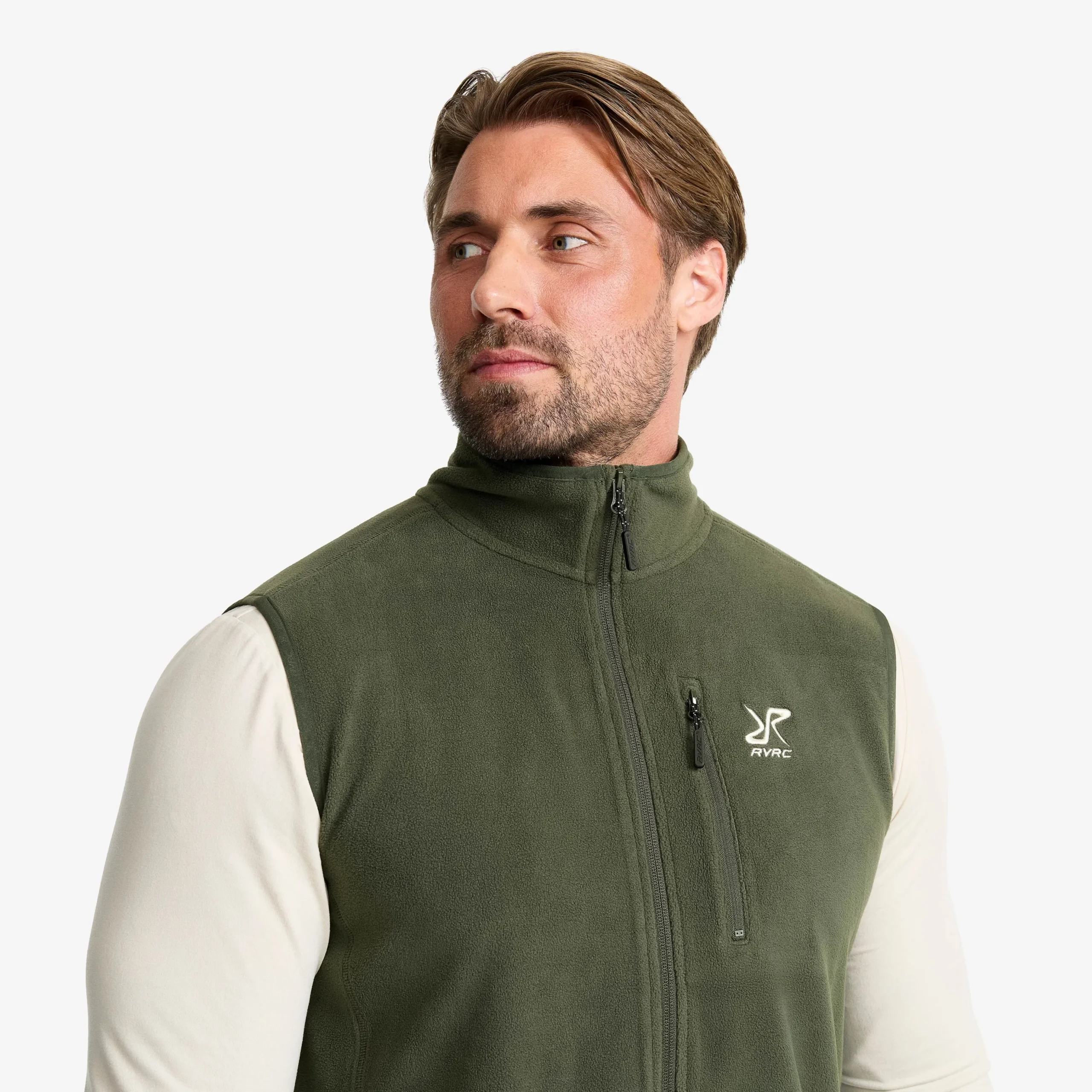 Hiker Fleece Vest Herren Kambaba Green