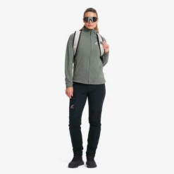 Hiker Full-zip Fleece Damen Balsam Green