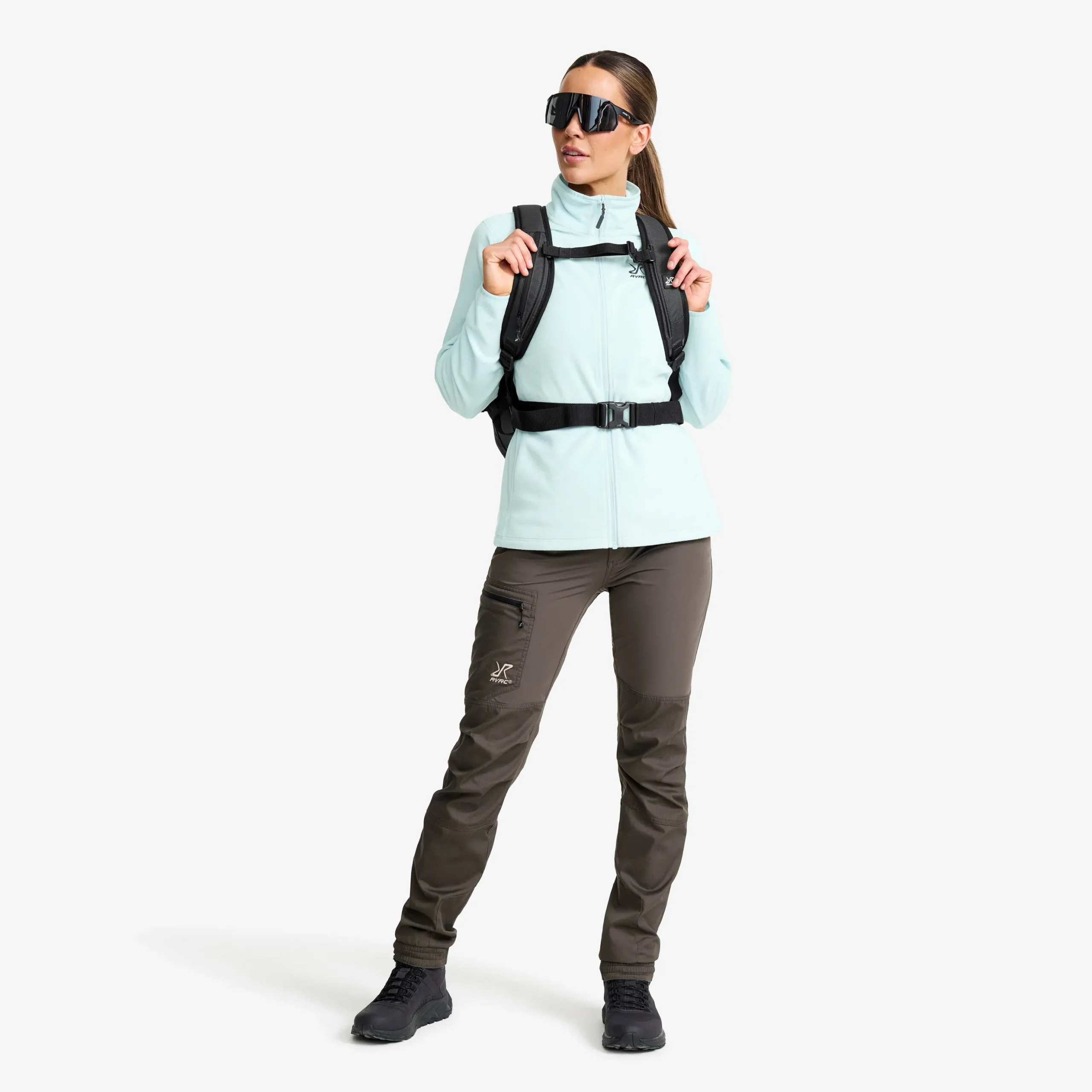 Hiker Full-zip Fleece Damen Delicate Blue