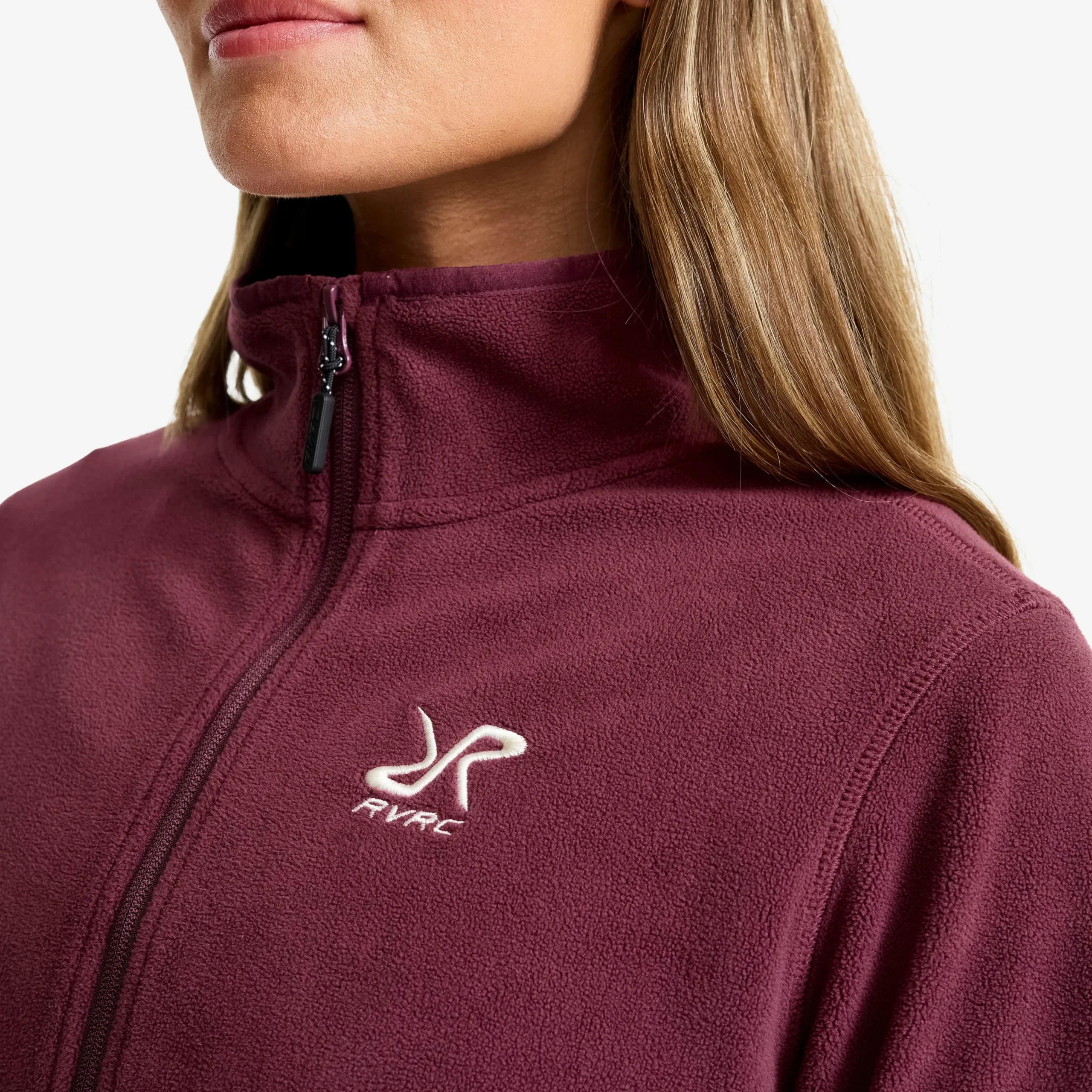 Hiker Full-zip Fleece Damen Mauve Wine