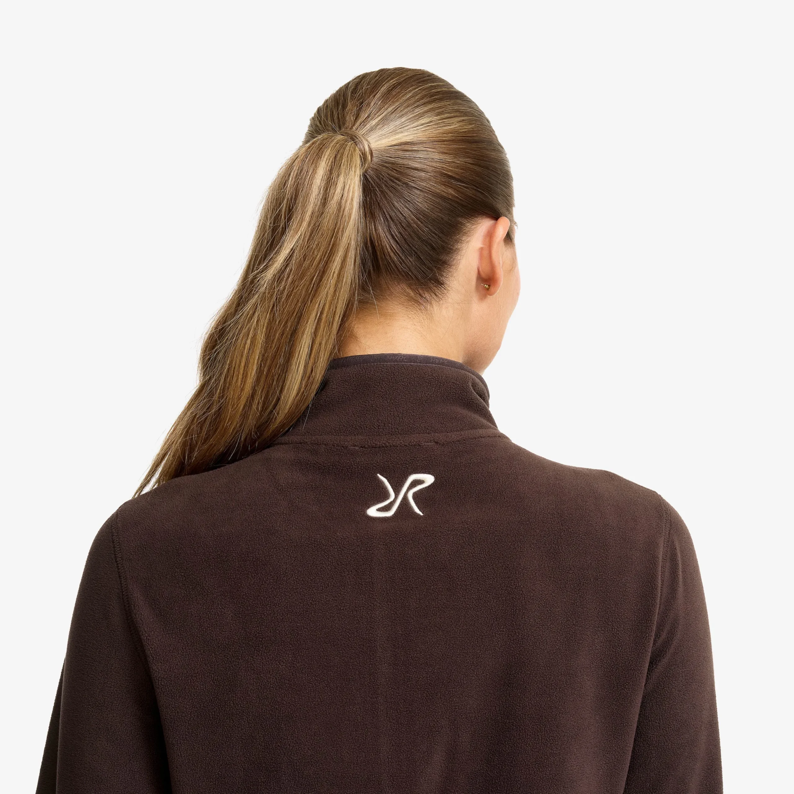 Hiker Full-zip Fleece Damen Seal Brown
