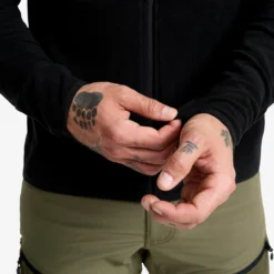 Hiker Full-zip Fleece Herren Black