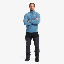 Hiker Full-zip Fleece Herren Captain's Blue