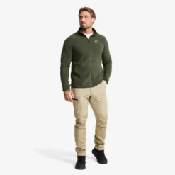 Hiker Full-zip Fleece Herren Kambaba Green