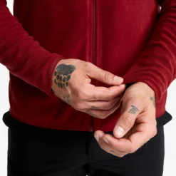 Hiker Full-zip Fleece Herren Pomegranate