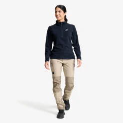 Hiker Half-zip Fleece Damen Deep Navy