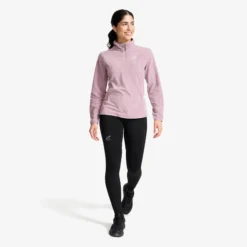Hiker Half-zip Fleece Damen Dusty Mauve