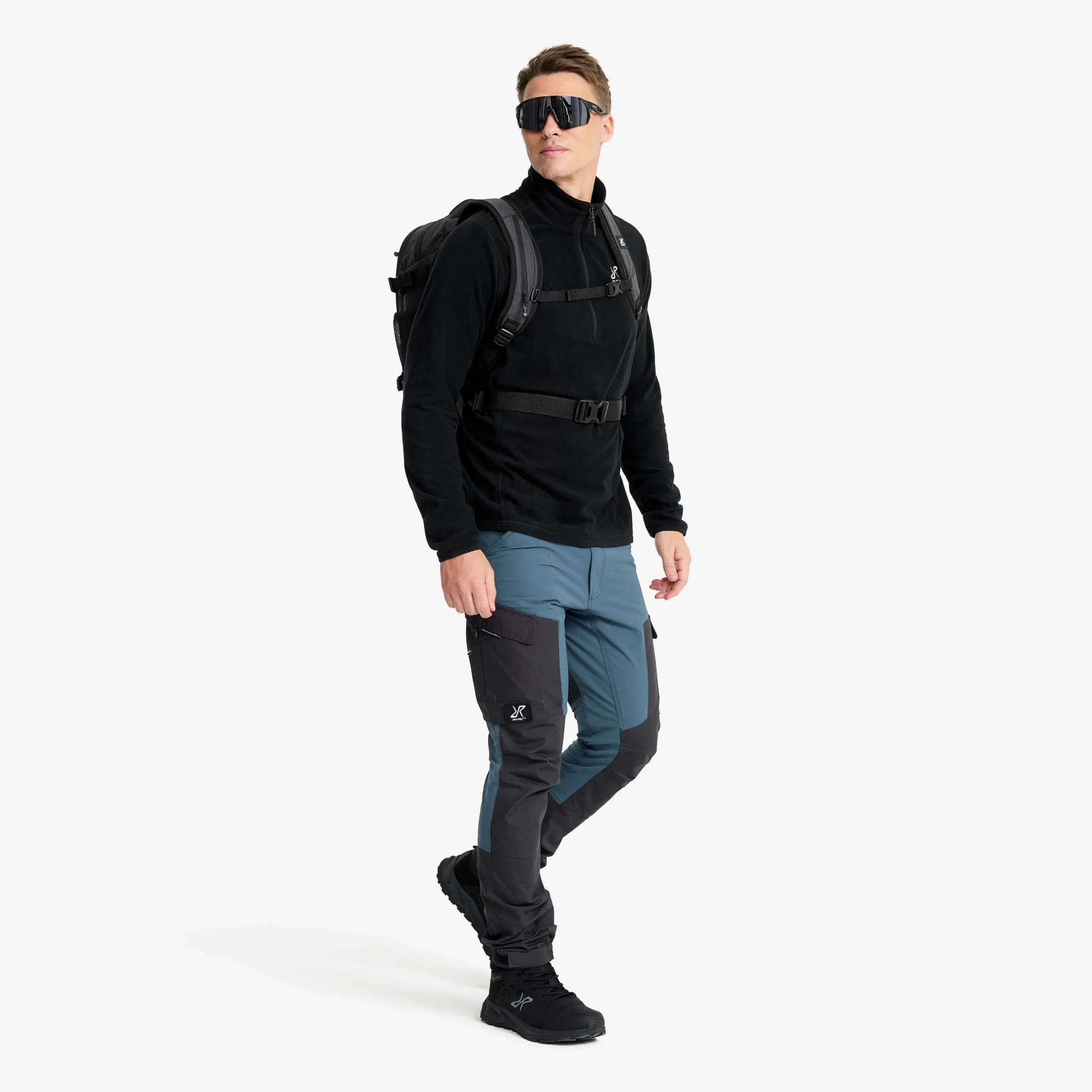 Hiker Half-zip Fleece Herren Black