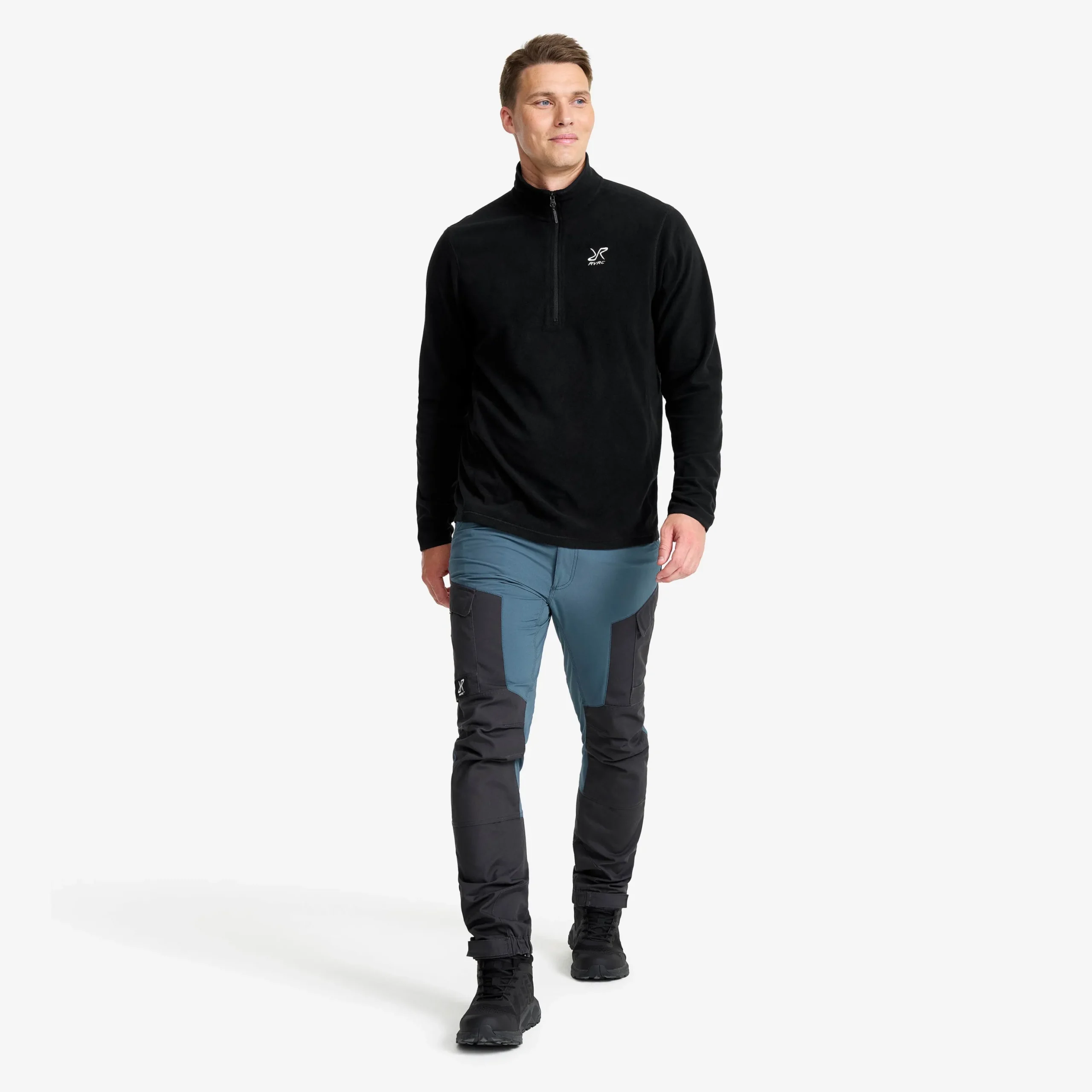 Hiker Half-zip Fleece Herren Black