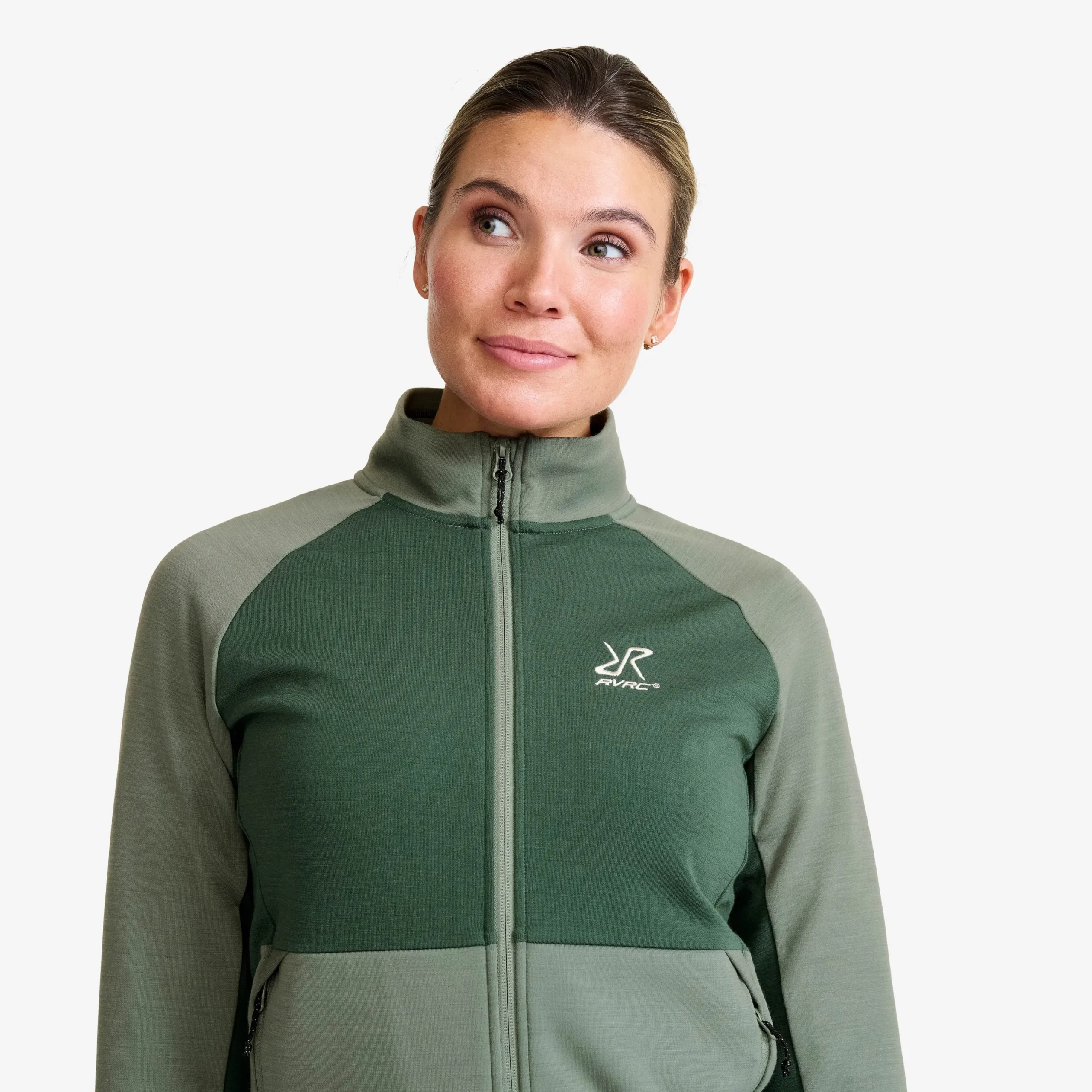 Hill Fleece Damen Dusty Green