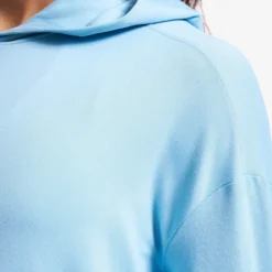 Impulse Active Cropped Hoodie Damen Forget-Me-Not