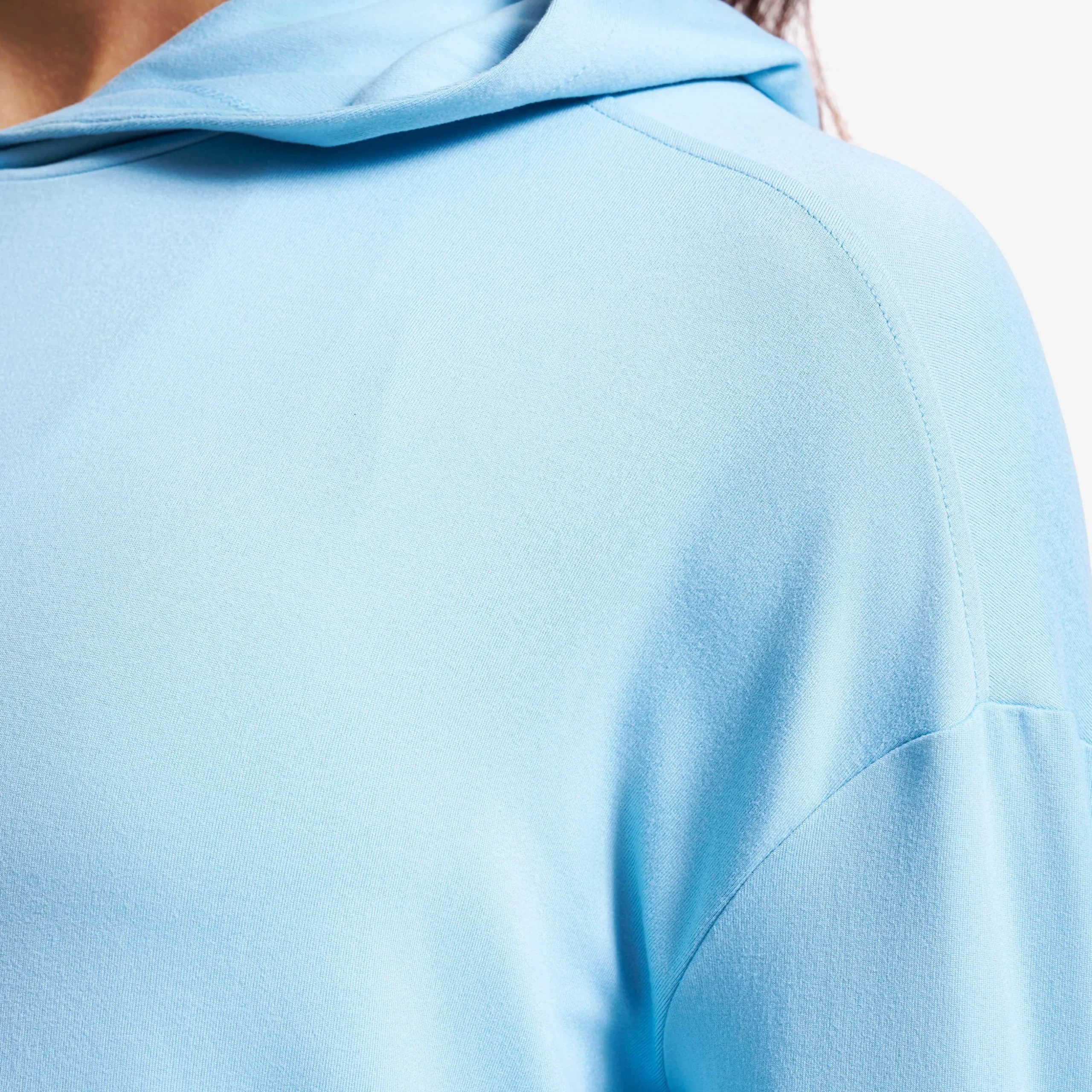 Impulse Active Cropped Hoodie Damen Forget-Me-Not
