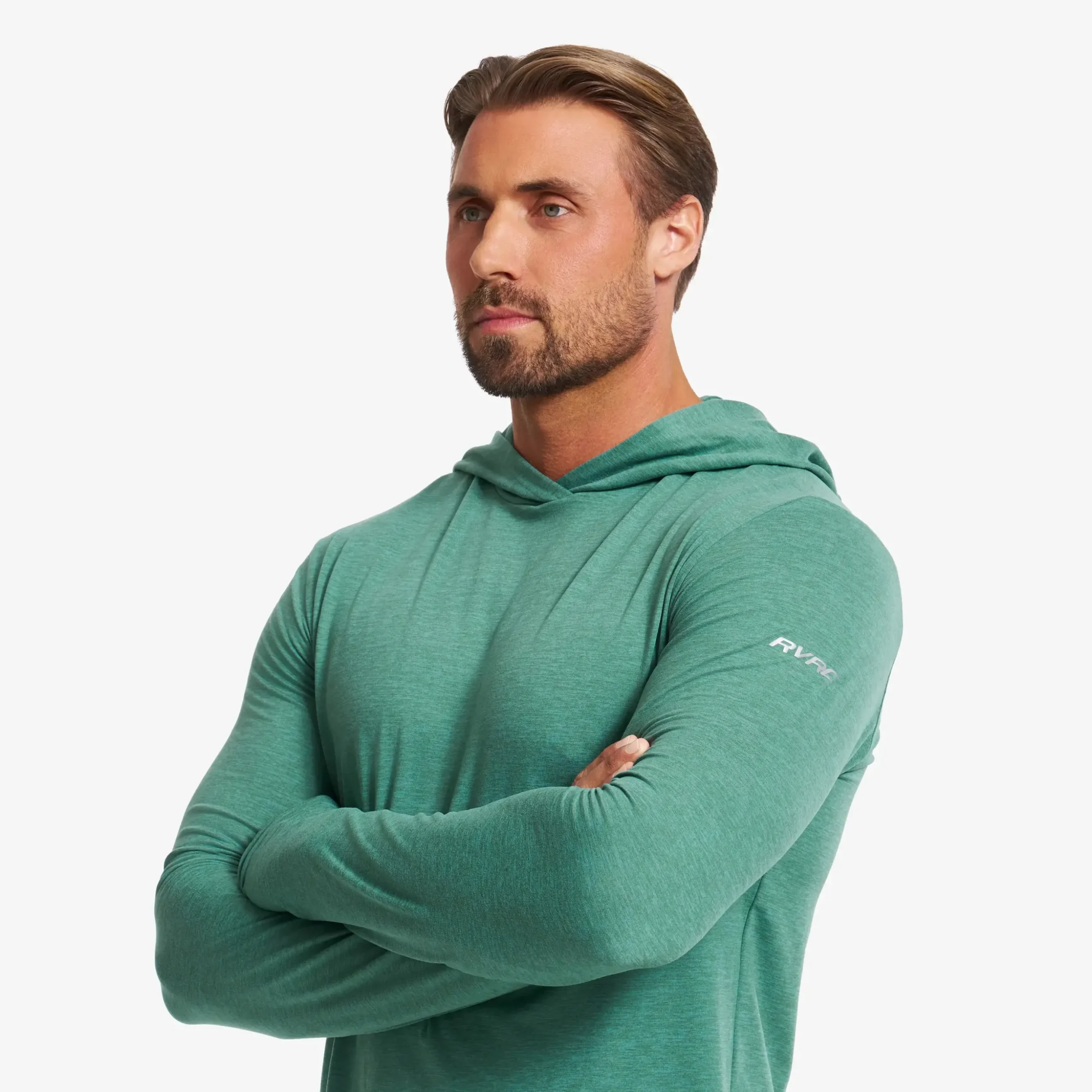 Impulse Active Hoodie Herren Sagebrush Green Melange