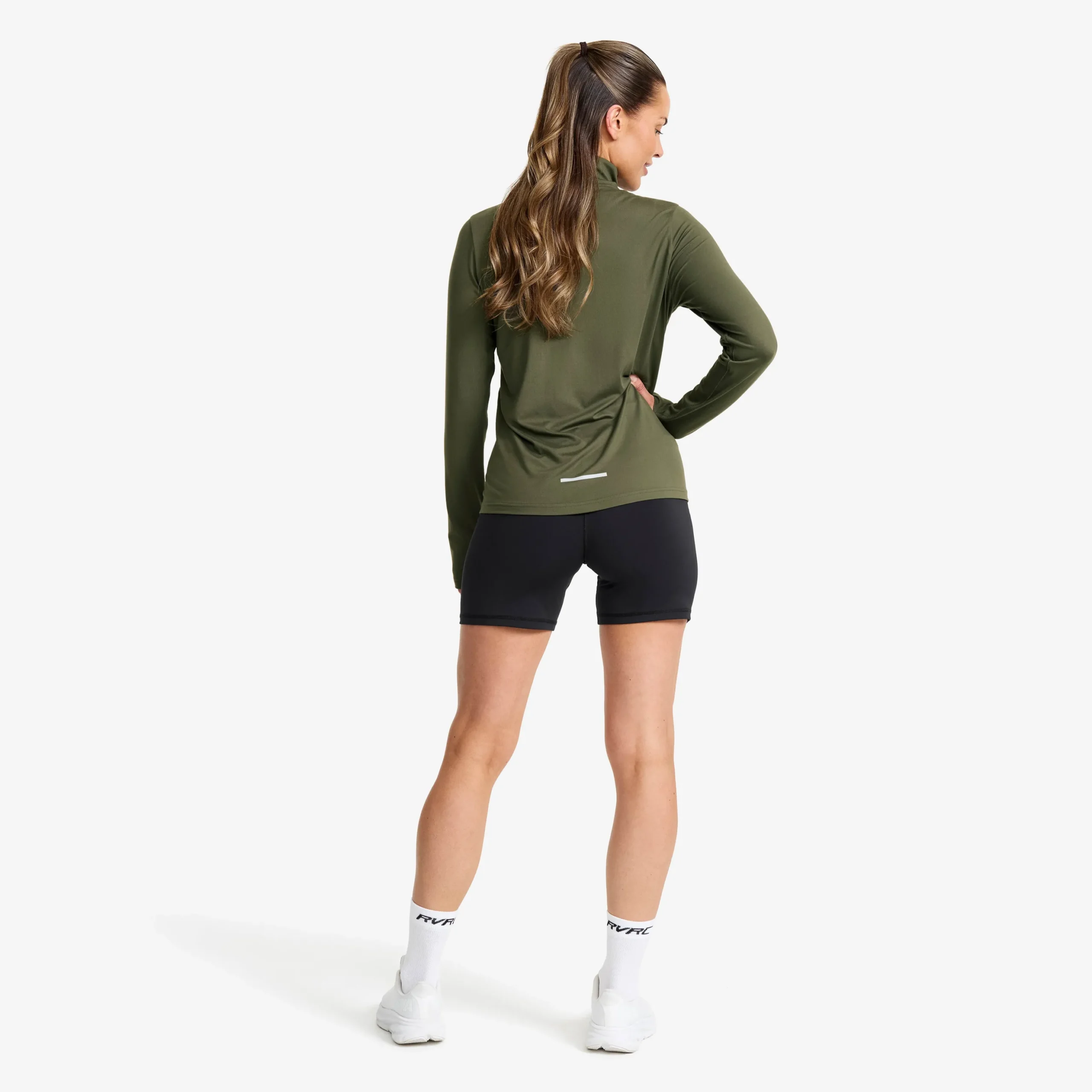 Impulse Half-zip Top Damen Kambaba Green