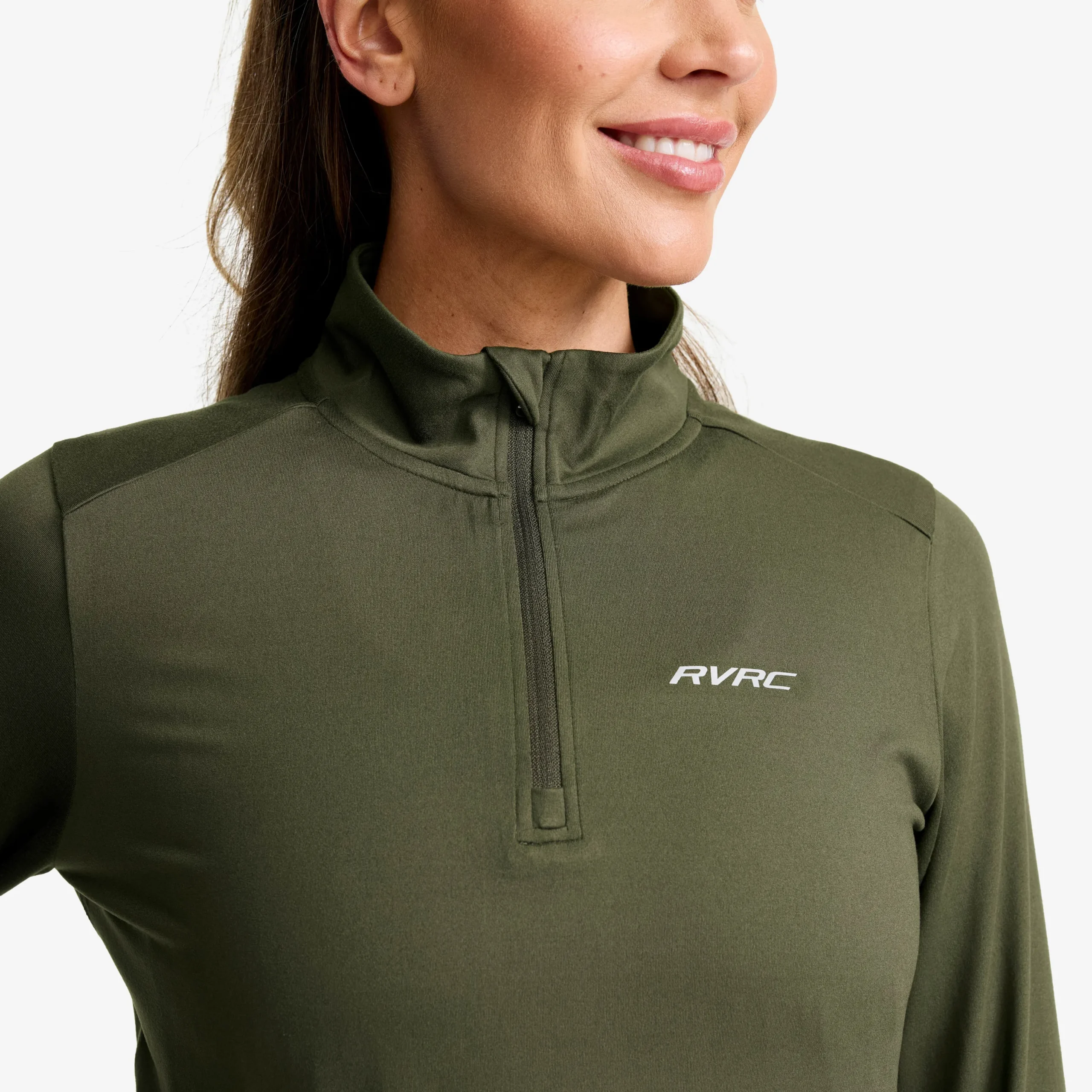 Impulse Half-zip Top Damen Kambaba Green