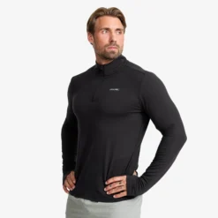 Impulse Half-zip Top Herren Black