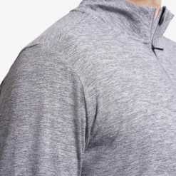 Impulse Half-zip Top Herren Grey Melange