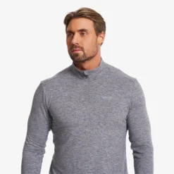 Impulse Half-zip Top Herren Grey Melange