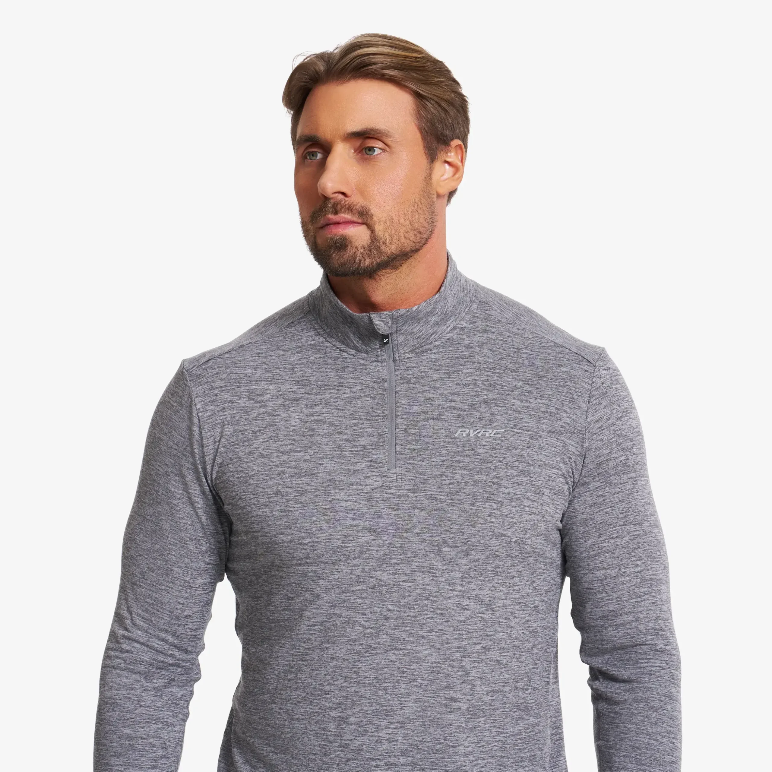 Impulse Half-zip Top Herren Grey Melange
