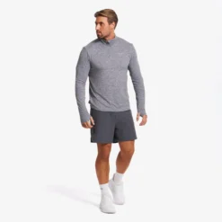 Impulse Half-zip Top Herren Grey Melange