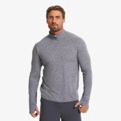 Impulse Half-zip Top Herren Grey Melange