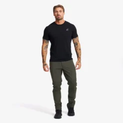 Lake Merino T-shirt Herren Black