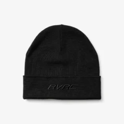 Merino 3D Logo Beanie Black
