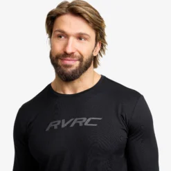 Mission Logo Long-sleeved T-shirt Herren Black