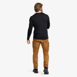Mission Logo Long-sleeved T-shirt Herren Black