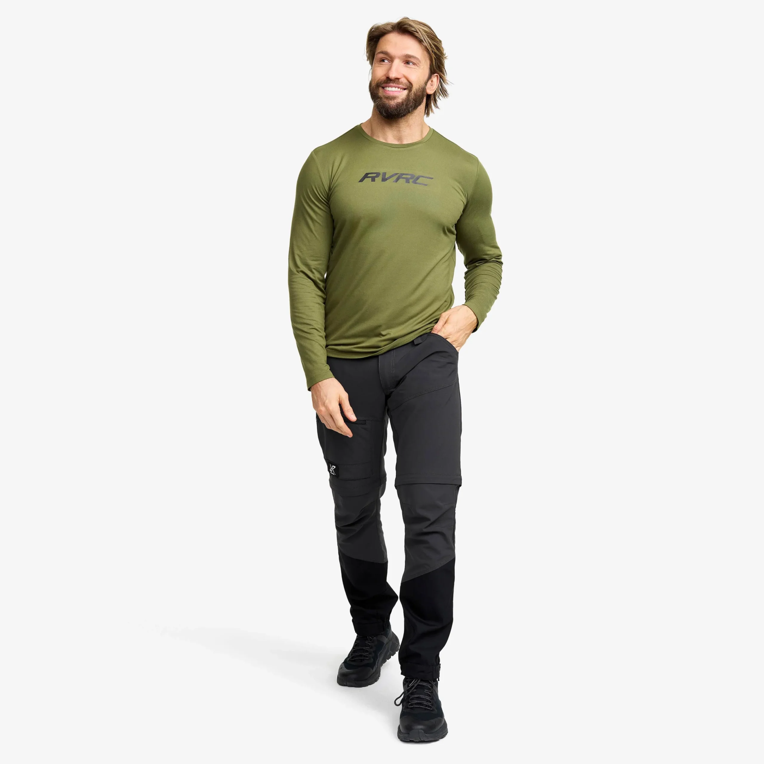 Mission Logo Long-sleeved T-shirt Herren Cypress