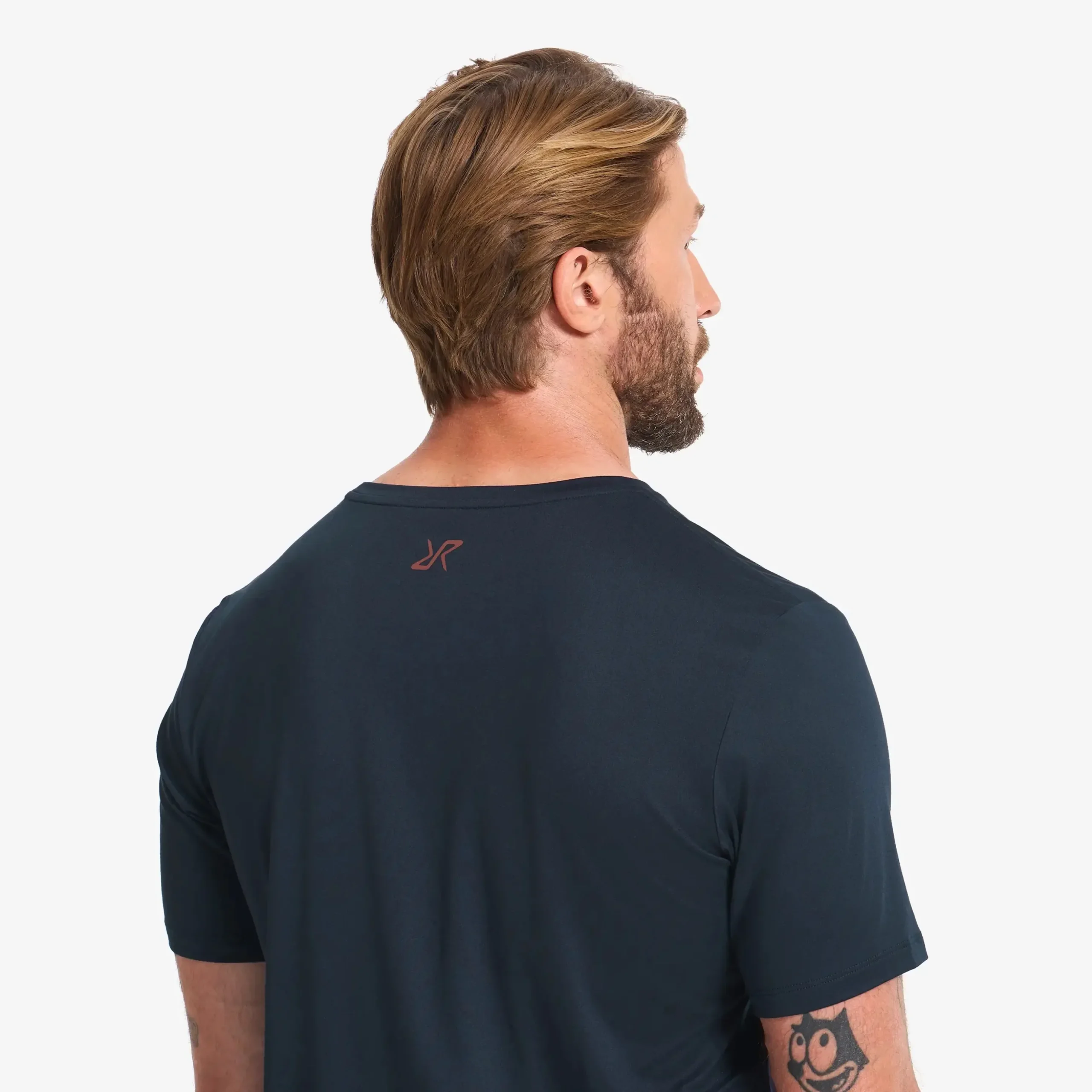 Mission Logo T-shirt Herren Deep Navy/Rusty Orange