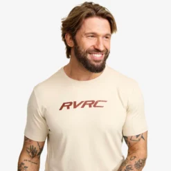Mission Logo T-shirt Herren Oatmeal