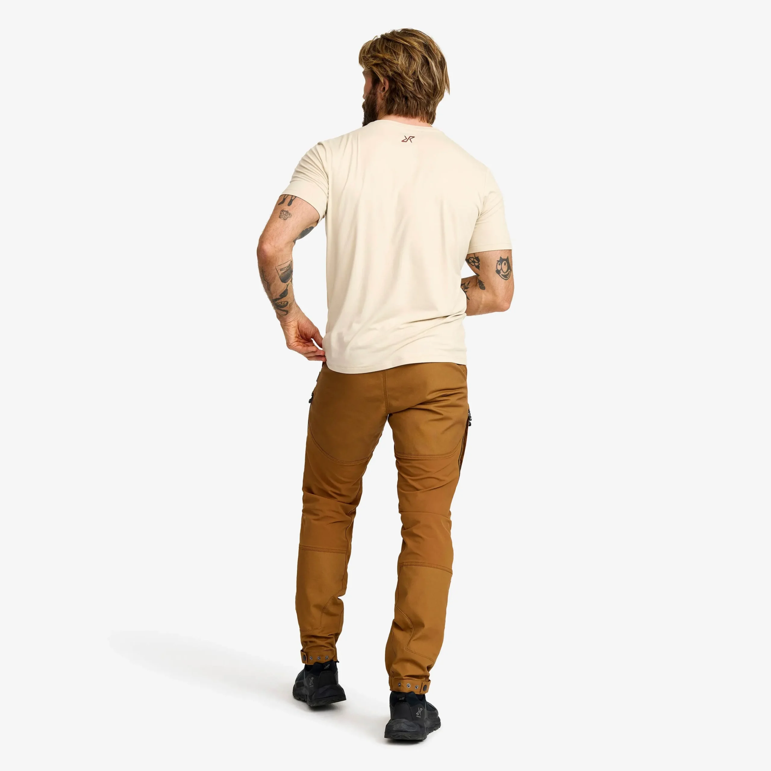 Mission Logo T-shirt Herren Oatmeal