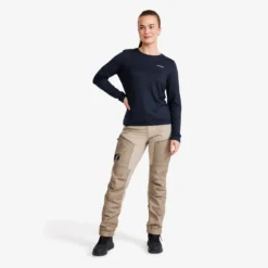 Mission Long-sleeved T-shirt Damen Navy/Alaskan Blue