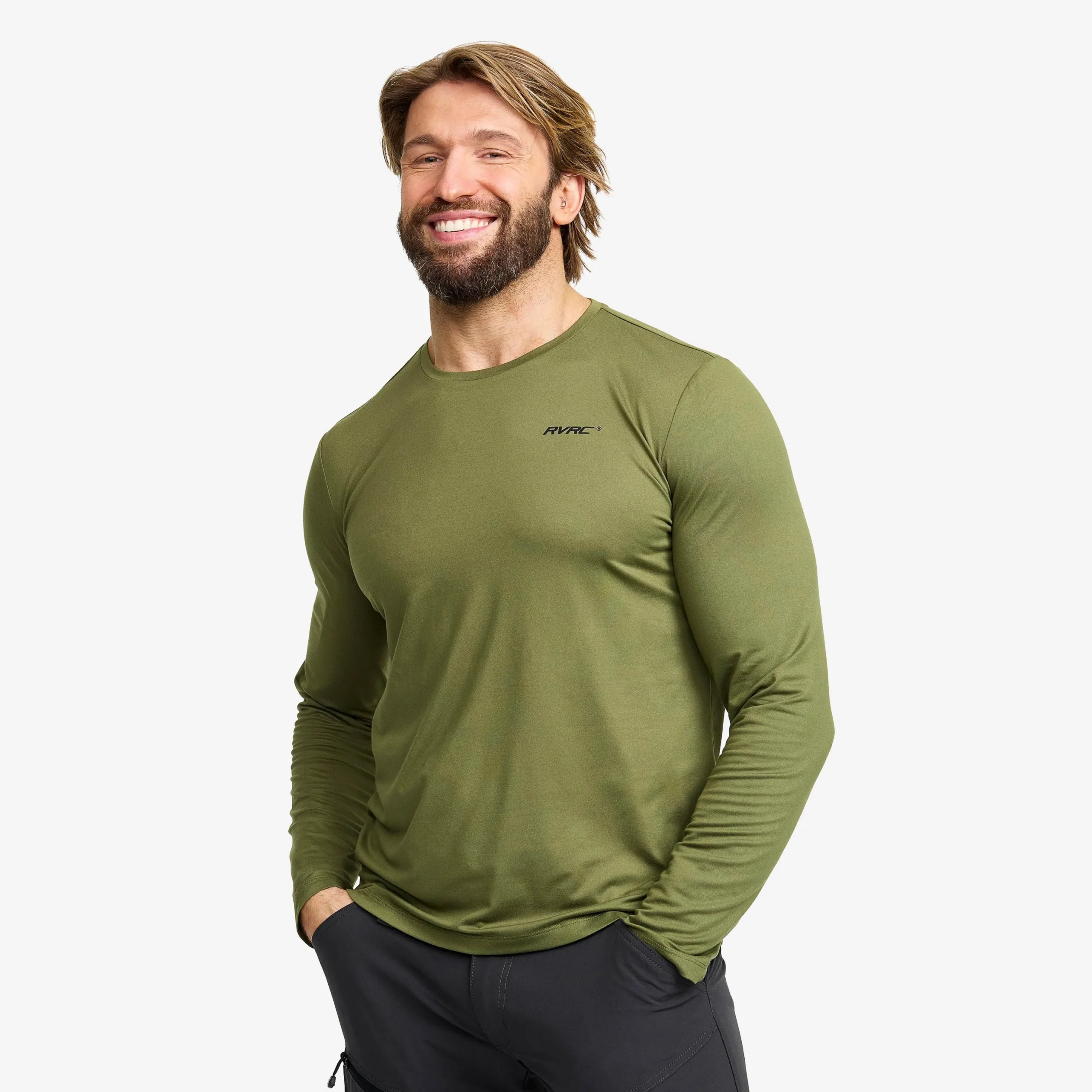 Mission Long-sleeved T-shirt Herren Cypress